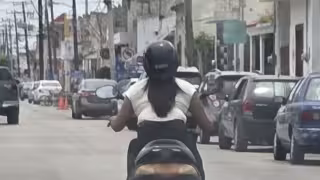 Alertan en Progreso por el uso incorrecto del casco de motociclistas; advierten multas