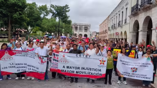 Yucatán se suma al paro nacional de la CNTE; maestros inician protestas en Mérida