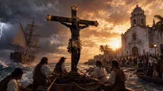 ¿Cuándo llegó el Cristo Negro a Campeche? La tormenta que marcó el origen de una devoción de más de 460 años