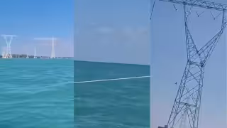 Alertan por cable de alta tensión en el mar en Isla Aguada; riesgo para embarcaciones