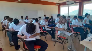 Prepa de Sabancuy aplica examen de admisión a más de 100 alumnos; revelan fecha de resultados