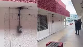 Cortocircuito provoca conato de incendio en Plaza Ah Kim Pech, en Campeche