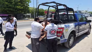 Rescatan a presunto abusador de ser linchado en Ciudad del Carmen