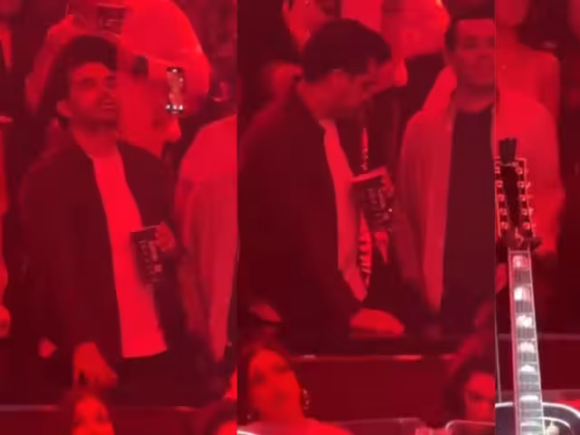 ¿Pasado de copas en concierto de Carín León?