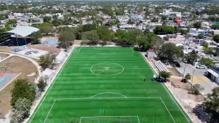 Las nuevas canchas fueron distribuidas en los 11 municipios del estado.