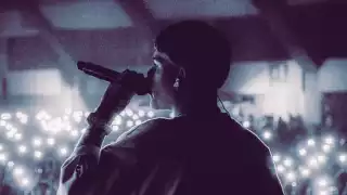 Junior H sufrió un ‘apagón’ por cantar un corrido en la Feria de San Marcos