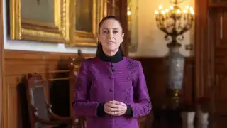 Claudia Sheinbaum envía mensaje de Año Nuevo 2026 a las familias mexicanas