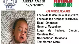 Lanzan Alerta Amber por la retención de un bebé en Cancún