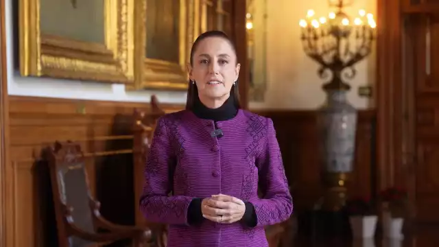 Claudia Sheinbaum envía mensaje de Año Nuevo 2026 a las familias mexicanas