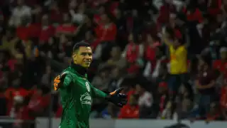 El arquero americanista preocupó al final del encuentro ante América