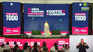 Finanzas sanas y cero impuestos: Cecilia Patrón destaca avances en su Segundo Informe en Mérida