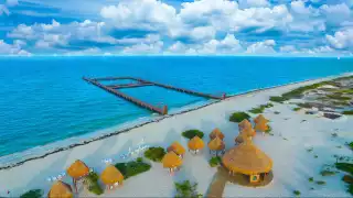 La playa también es conocida por su ambiente tranquilo