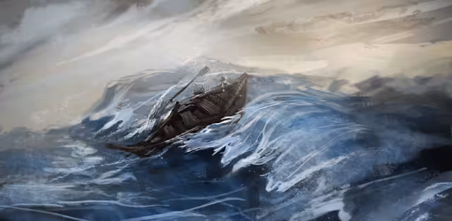 "Muy señora Vida mía, se me complace suponer que no todos nos logramos salvar de las profundidades del mar".