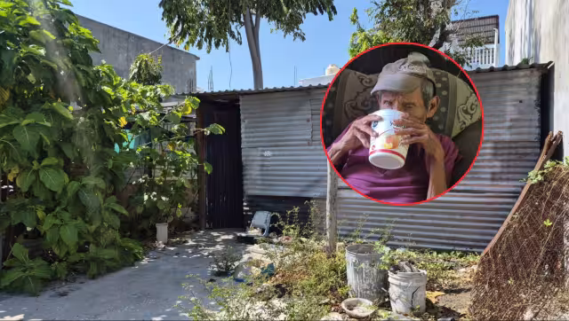 Adulto mayor vive en abandono en colonia Insurgentes, en Ciudad del Carmen.