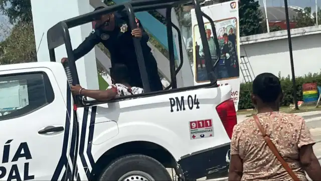 Presuntamente molestaba a transeúntes y realizaba actos indebidos en la vía pública.