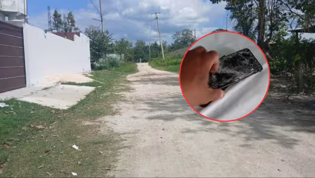 Lo interceptan en la calle, lo someten y solo destruyen su celular