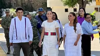 Claudia Sheinbaum encabeza informe de acciones tras el paso del huracán John