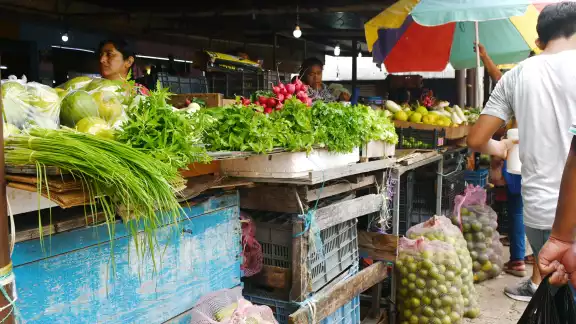 Comerciantes del mercado principal piden a la gente consumir local y apoyar a los vendedores locales. Comerciantes del mercado principal piden a la gente consumir local y apoyar a los vendedores locales.