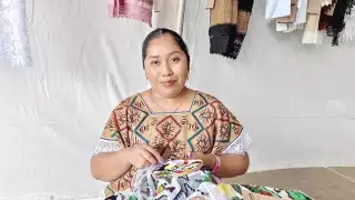 Artesanas de la zona maya de Quintana Roo exponen su trabajo en el Tianguis Turístico México 2025