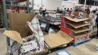 Se agotaron los artículos navideños en el Costco de Mérida