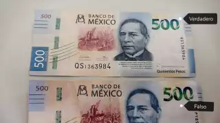 Detectan circulación de billetes falsos de 200 y 500 pesos en Acanceh