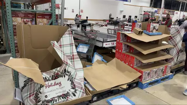 Se agotaron los artículos navideños en el Costco de Mérida