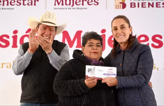 Claudia Sheinbaum entrega Pensión Mujeres Bienestar en Zacatecas