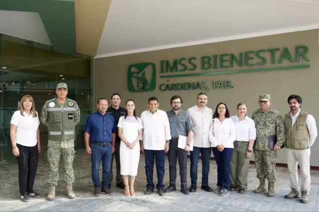La obra civil del hospital IMSS Bienestar de Cárdenas fue concluida por ingenieros militares y actualmente se encuentra en la etapa de equipamiento