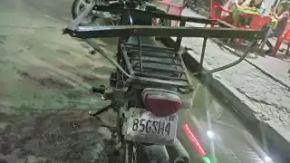 Conductor se da a la fuga tras chocar motocicleta y mototaxi en Escárcega