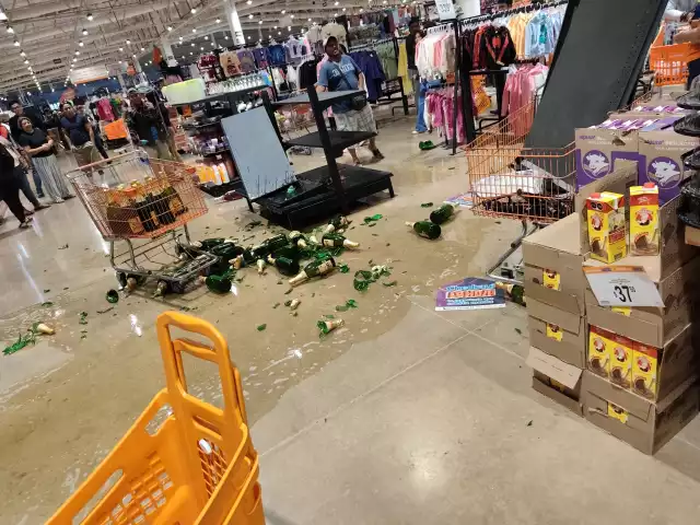 El incidente ocurrió en el supermercado ubicado sobre la avenida Antigua Kalá.