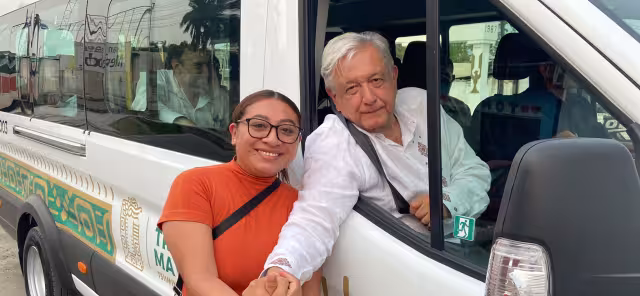 AMLO continúa la supervisión del Tren Maya