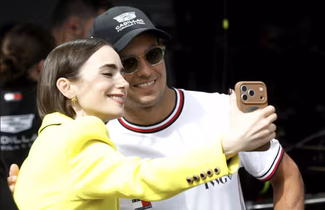 La selfie de Collins y Pérez