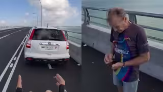 Por una foto ponen en riesgo a ciclistas: ¿está prohibido estacionarse en la ciclovía del Puente Nichupté?