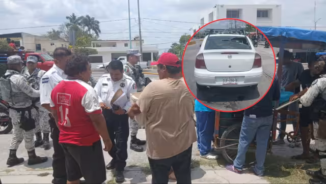Hombre se niega a pagar empanadas y provoca pelea en calles de Escárcega