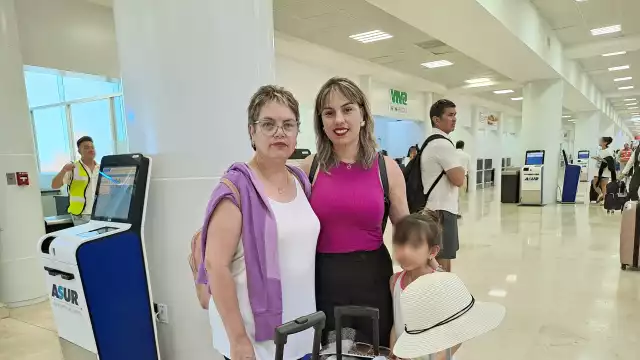 Este fue el primer viaje que realizan juntas como familia, por lo que fue inolvidable