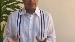 Carlos Joaquín, durante su mensaje