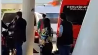 El siniestro ocurrió en la terminal dos del Aeropuerto Internacional de Cancún (AIC)