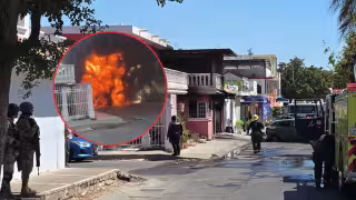 Violento ataque en Culiacán: irrumpen vivienda a balazos y le prenden fuego