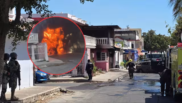 Ataque armado deja vivienda baleada y vehículos calcinados en Culiacán