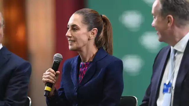 La presidenta Claudia Sheinbaum Pardo presentó el Plan México en el marco del Foro Económico Mundial.