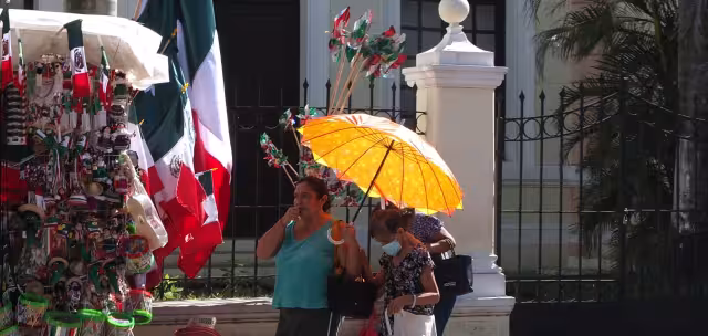 Según el pronóstico del Ciafeme, para Mérida las temperaturas máximas estarán entre los 33 y 35 grados,