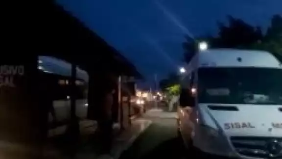 En el sitio de Camionetas de transporte Hunucma-Sisal, se observó a los vehículos completamente vacíos En el sitio de Camionetas de transporte Hunucma-Sisal, se observó a los vehículos completamente vacíos