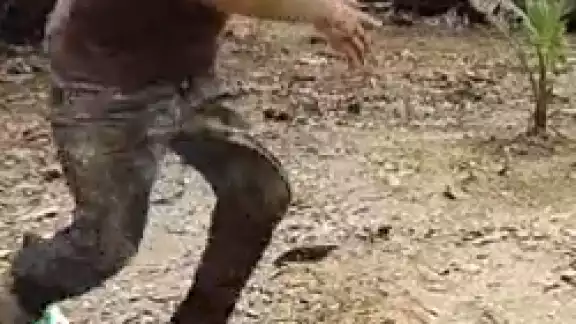 En el video puede verse cómo la pequeña rata responde a las "enseñanzas" de su maestro humano En el video puede verse cómo la pequeña rata responde a las "enseñanzas" de su maestro humano