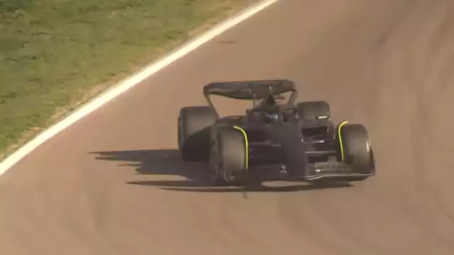 Checo ya está con Cadillac haciendo pruebas