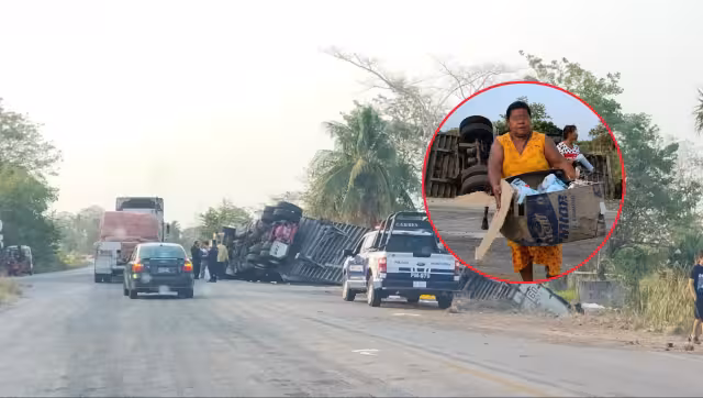 En plena caloriza, rapiñan tráiler cargado con aires acondicionados