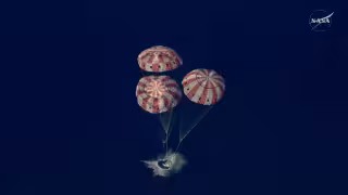 Astronautas de Artemis II amerizaron en el océano Pacífico