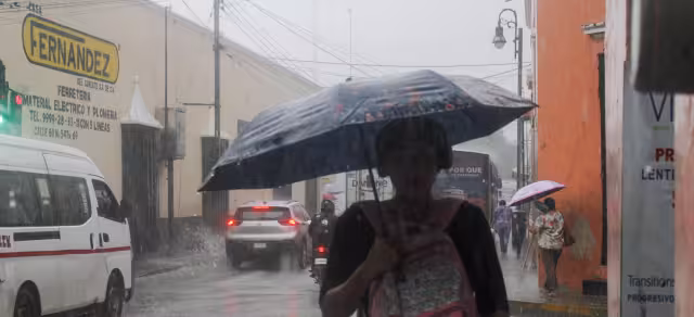Las lluvias serán de ligeras a fuertes en Yucatán