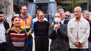 Claudia Sheinbaum supervisa construcción de la línea 4 del Cablebus