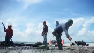 Avanzan trabajos de dragado en Progreso para la ampliación del Puerto de Altura