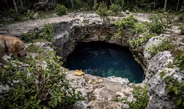 Autoridades y grupos de rescate comenzaron con inmersiones de búsqueda en el cenote de la UADY.